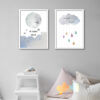 Set 2 Tablouri Noapte Buna
